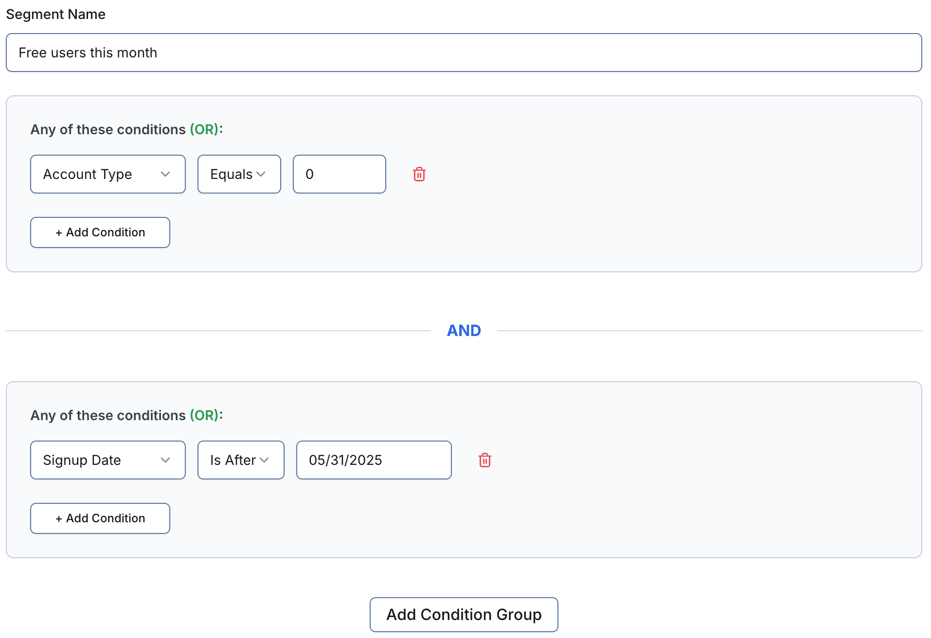 TinySend segmentation